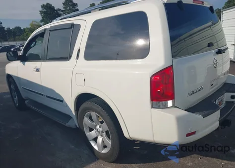 2012 Nissan Armada Sl z USA, uszkodzony, nr VIN 5N1BA0ND5CN609539